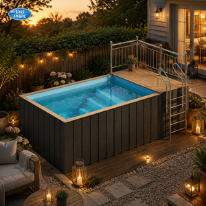 <span class=keywords><strong>Piscine</strong></span> portable en <span class=keywords><strong>acier</strong></span> 4,5m x 2,2m x 1,35m, montage facile pour divertissement familial en extérieur dans le jardin - Product Image 6