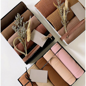 योमो उपहार बॉक्स मुस्लिम मुद्रित चिफन हिजाब हिशबाब स्कारब हेडस्कार्फ महिला फूल इस्लाम शॉल और लपेटता है - Product Image 2