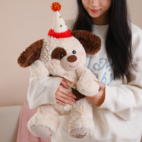 Petit chapeau d'anniversaire en peluche animal super doux poupée citrouille en peluche personnalisée coton de haute qualité emballé sous vide-peluche anime parfaite