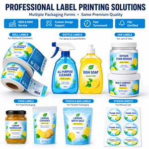 Étiquettes autocollantes imperméables personnalisées pour bouteilles et pulvérisateurs, étiquettes rectangulaires en rouleau BOPP avec impression numérique - Product Image 3