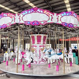Mobile Amusement Equipment <strong>Carousel</strong> for Children Carnival Funfair Rdes Merry Go Round for Sale - Product Image 3