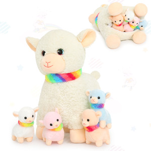 Nuevo Producto: Set de Peluches de Oveja Madre e Hijo, Adorables Corderos de Peluche, Ecológicos, Regalo para Niños - Product Image 1