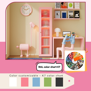 Estantería de Esquina de Acero Moderna para Niños, Librería Metálica Colorida para el Hogar, Adecuada para Espacios Pequeños - Product Image 5