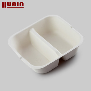 Récipients alimentaires biodégradables jetables, pièces, Sugarcane, bagate, repas de restaurant, plateau à chiens, biodégradables, pour nourriture de bouddha - Product Image 3