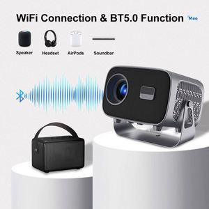 X323 2026 Factory Price A10 <b>Projector</b> 300 ANSI Android 5G WiFi 1280x720p 4K HD <b>3D</b> HIFI Stereo Portable US - Product Image 3
