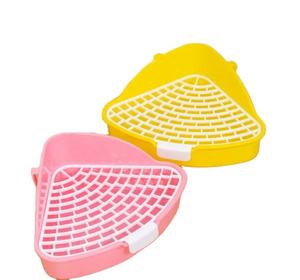 Boîte à litière pour lapin moyen Lapins Boîte de toilette d'angle pour <span class=keywords><strong>furet</strong></span> Hamster Dragon chat cochon d'inde Fournitures pour cochon hollandais - Product Image 6