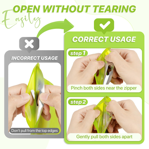Factory Direct Colorful PE Zipper Window Packaging Bag for Food Packaging Secure for Grain Key Necklace Earring Jewelry - Product Image 2