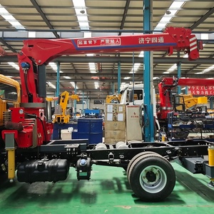 Fabrik Großhandel neuer Typ 3 Tonnen 5 Tonnen 6 Tonnen 8 Tonnen 10 Tonnen hydraulischer Teleskop kran mit geradem Arm, der auf LKWs installiert ist - Product Image 4