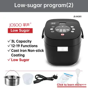 Smart Mini IH Low Sugar Korean Rice Cook Box Fast Induction Cooker 3L 1100W Manufacturers