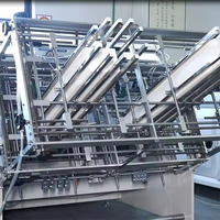 Fully Automatic Disposable Take Away Tray Food Boxes Making Machines Triangle Pizza Box Forming Machine