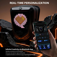 Bolsa para Scooter LED Impermeable Personalizada de Fábrica BSCI con Control por Aplicación, Pantalla de Mensajes DIY, Bolsa para Manillar LED para Scooter Eléctrico