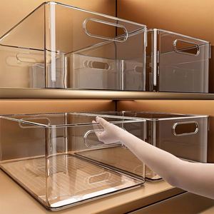 Promotional Price <b>Kitchen</b> Clutter Sorting Tool Transparent Food <b>Storage</b> <b>Jar</b> Flip Top Lid Eco-Friendly Large Capacity Freshness - Product Image 1