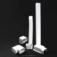 Gaine de protection souple en PVC pour conduits de climatisation mini-split extérieurs - Moulée par injection, haute stabilité structurelle, résistante à l'abrasion, Chine