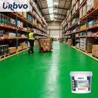 Akrilik lantai bawah tanah berbasis air cat Moistureproof Non-slip warna khusus cairan hemat biaya untuk aplikasi melalui semprot