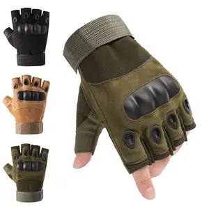 motorcycle winter safety motorcycle racing open finger guantes tactical gloves