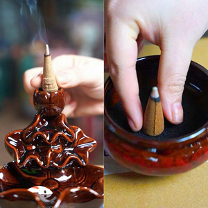 Incienso de Agarwood en Cono, Hecho a Mano con Polvo de Agarwood Natural, Ingredientes Herbales, para Meditación, Relajación y Fragancia para el Hogar - Product Image 2