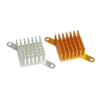 Disipador de Calor de Aluminio para CPU, GPU, VGA, RAM, LED, IC, de 14x14x8mm
