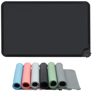18.5x11.5inch Waterproof Dog Cat Pet Mat - Non-Slip Reversible & Washable for <b>Crate</b>/Bed/Car (Multiple Sizes) - Product Image 1