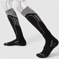 Chaussettes de ski pour jeunes en laine mérinos 7A, antibactériennes, épaisses, chaudes, respirantes, à séchage rapide, tricotées, hiver, ODM