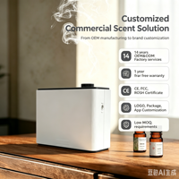 Huile de parfum sans eau de machine de diffuseur d'arome électrique de vente chaude 1000ml pour de grandes zones commerciales
