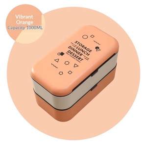 Lonchera de Doble Capa con Calentamiento por Microondas, Cierre de Correa, Alto Valor Estético, Lonchera Portátil para Estudiantes - Product Image 4