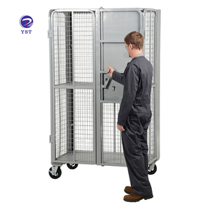 Construction en acier robuste Stockage sécurisé Mobile et facile à manœuvrer <span class=keywords><strong>Cage</strong></span> de sécurité roulante soudée - Product Image 2
