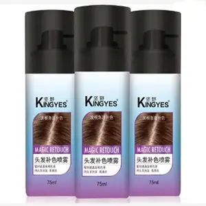 Marque distributeur de service OEM Kingyes en stock Spray pour cheveux Magic Retouch Spray de récupération de la couleur des racines des cheveux