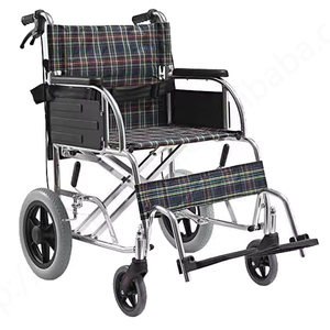 Fauteuil roulant médical économique en aluminium de matériel médical d'hôpital le moins cher avec la liste des prix en Inde - Product Image 1