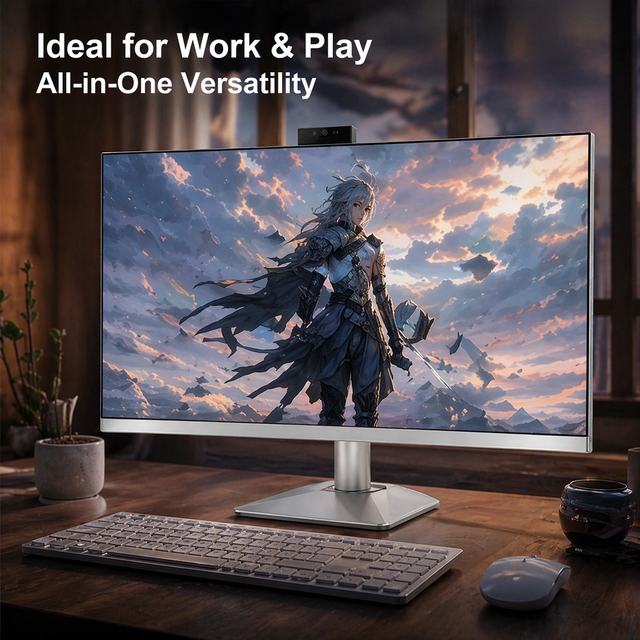 Top Brand OEM 23.8 Inch Screen Core I5/I7 Win10/11 16GB/32GB RAM 512GB SSD Office Manager Desktop Computer All in One PC