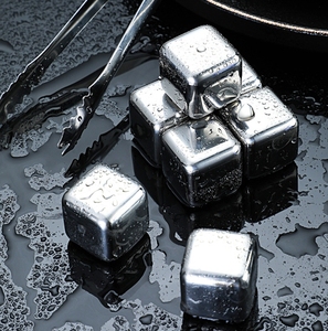 DFB0308 Cubos de Hielo Reutilizables de Acero Inoxidable SUS 304, Hechos con Bloques de Hielo de Acero Inoxidable de Grado Cocina - Product Image 3