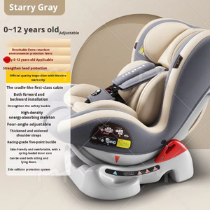 Siège <span class=keywords><strong>auto</strong></span> enfant DWARFOO allemand pour voitures de <span class=keywords><strong>0</strong></span> à 12 ans, siège inclinable portable en coton avec capacité de 36 kg, modèle DWF-LYB833 - Product Image 5