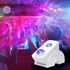 Muziek Sync Thuis Slimme Leven Ster Verlichting Draagbare Wifi Laser Sky Galaxy Projector Werkt Met Alexa Google Thuis