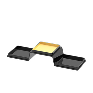 Platos de Servir Japoneses Compartimentados, Pequeños y Decorativos, para Comidas de Hotel y Uso en Restaurantes, Diseño de Color Sólido - Product Image 5