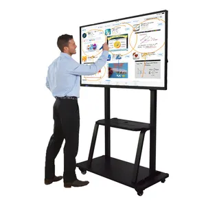 Hot Selling OEM 86 Inch Multi Touch Screen Monitor Educational Training Equipment Interactive All In 1 Smart Board Flat Panel