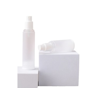 Xiao Zhen Container Packaging Frosted Plastic Vacuum Bottle 15-100ml <b>Spray</b> Lotion Cosmetic Travel <b>Set</b> - Product Image 5