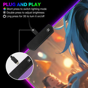 FLAME SNAKE Cartoon Series Anime Imprimé <span class=keywords><strong>RGB</strong></span> <span class=keywords><strong>Tapis</strong></span> <span class=keywords><strong>De</strong></span> <span class=keywords><strong>Souris</strong></span> LED Grand <span class=keywords><strong>Tapis</strong></span> <span class=keywords><strong>De</strong></span> <span class=keywords><strong>Souris</strong></span>, XXL <span class=keywords><strong>Tapis</strong></span> <span class=keywords><strong>De</strong></span> <span class=keywords><strong>Souris</strong></span> <span class=keywords><strong>De</strong></span> Jeu Illuminé <span class=keywords><strong>RGB</strong></span> <span class=keywords><strong>900x400</strong></span> - Product Image 5