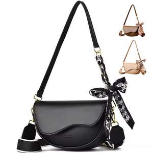 Bolso Bandolera Ligero y Elegante para <span class=keywords><strong>Mujer</strong></span>, Mini Bolso de Mano Informal de Moda, Cierre de Botón Duradero, Lazo Chic con Flores, Impermeable - Product Image 6