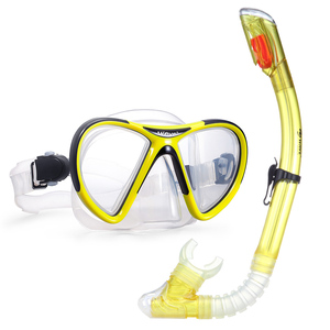 Set <span class=keywords><strong>de</strong></span> Máscara <span class=keywords><strong>de</strong></span> Buceo Wave, Gafas <span class=keywords><strong>de</strong></span> Buceo <span class=keywords><strong>de</strong></span> Visión Amplia para Deportes Acuáticos con Snorkel - Product Image 5
