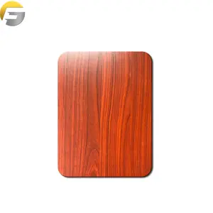 SUS304木纹不锈钢装饰板层压热压面板
