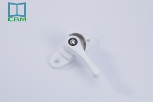 Modern Simplicity White Aluminum Alloy Handle with Crescent <strong>Lock</strong> <strong>for</strong> <strong>UPVC</strong> <strong>Windows</strong> and Doors <strong>for</strong> Hotels Malls Offices - Product Image 2