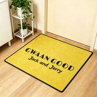 Tapis d'entrée antidérapant lavable, esthétique du milieu du siècle, tapis décoratif pour la maison, la porte d'entrée, la chambre à coucher