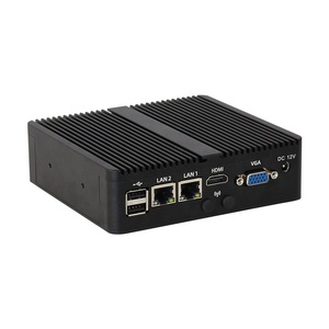 มินิพีซี Celeron J6412 Quad Core Quad Thread 6USB พร้อมพอร์ต VGA HD PCIE/SATA หน่วยความจำ 16GB คอมพิวเตอร์พกพาไร้พัดลม H30 2LAN 6USB มินิ - Product Image 4