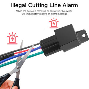 Rơ Le GPS Tracker cắt Dòng báo động GT67 mini động cơ dừng xe máy Xe GPS Tracker với Relay - Product Image 2