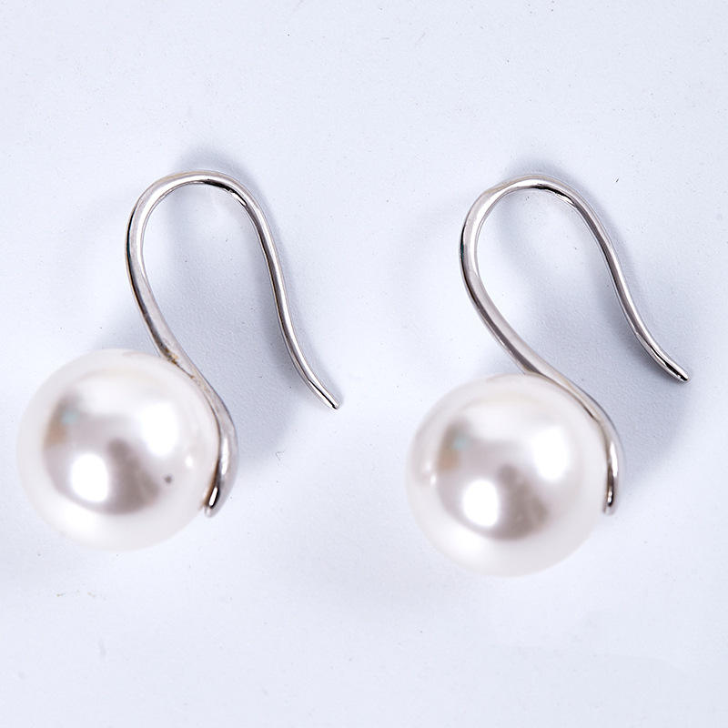 Pearl white 12MM white gold