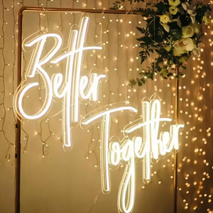 Factory Custom Laser Engraved Acrylic LED <b>Sign</b> Wholesale Logo Neon <b>Light</b> for Commercial Shop Wall Decor - Product Image 1