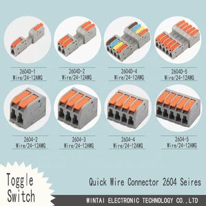Wintai-Tech konektor kabel Splice, 1 dalam 1 keluar 32A 250V konektor kawat cepat - Product Image 6