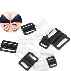 Wholesale eco-friendly swimwear accessories plastic bra front closure buckles