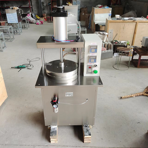 Crêpière gâteau mince formant la machine Machine à gâteau <span class=keywords><strong>de</strong></span> blé circulaire Pressage <span class=keywords><strong>de</strong></span> la pâte à pizza <span class=keywords><strong>farine</strong></span> presse à chaud machine tortilla roti - Product Image 3