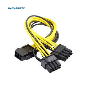 18Awg 20cm करने के लिए 8 पिन महिला पुरुष 2 ( 6 + 2) पिन PCI-एक्सप्रेस 8pin करने के लिए दोहरी 8 पिन फाड़नेवाला GPU ग्राफिक्स कार्ड बिजली की आपूर्ति केबल - Product Image 6
