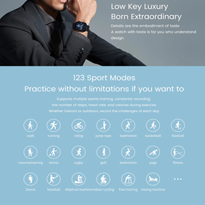 Smartwatch AMOLED 50mm con Ampio Schermo a Colori HD, Impermeabile IP67, 123 Modalità Sportive, Monitoraggio Frequenza Cardiaca e Gestione della Salute per Android e iOS ZL94 - Product Image 2